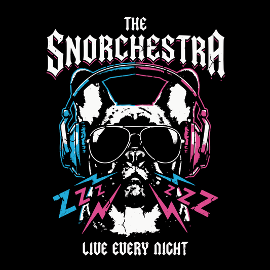 The Snorchestra Live Every Night Graphic Design Shirt