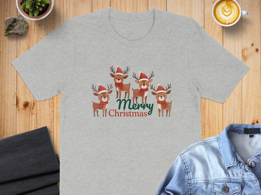 Merry Christmas Reindeer Graphic Tee product