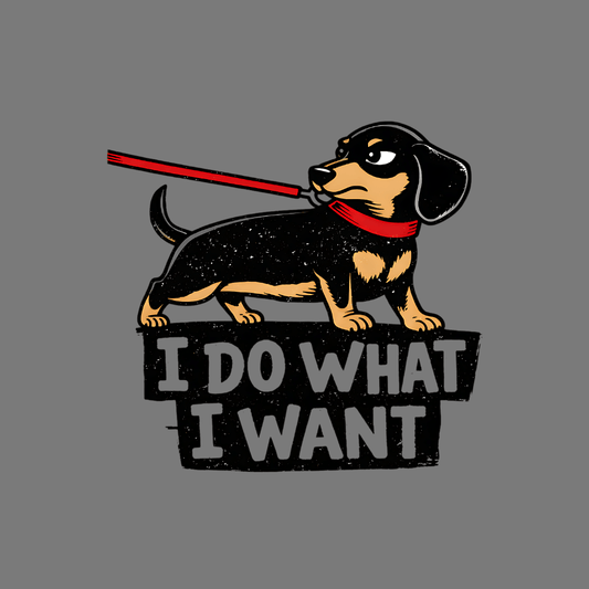 I Do What I Want Dachshund Graphic Shirt product