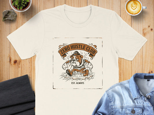 Zero Hustle Club Bulldog Graphic Tee