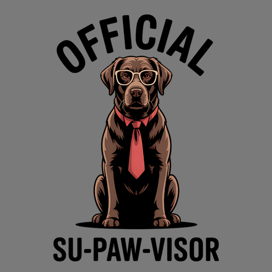 Official Su-Paw-Visor Dog Sitting Funny Shirt