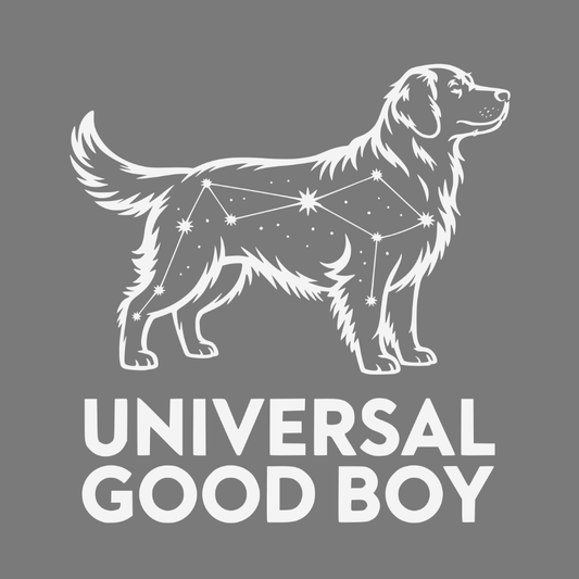 Universal Good Boy Dog Constellation Graphic Art