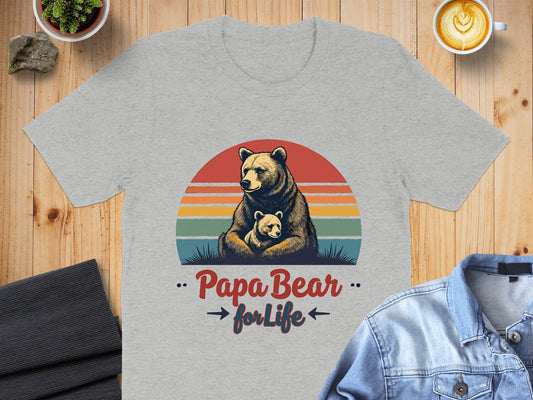 Papa Bear for Life Graphic Tee