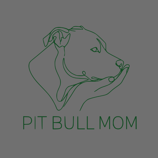 Pit Bull Mom graphic apparel design