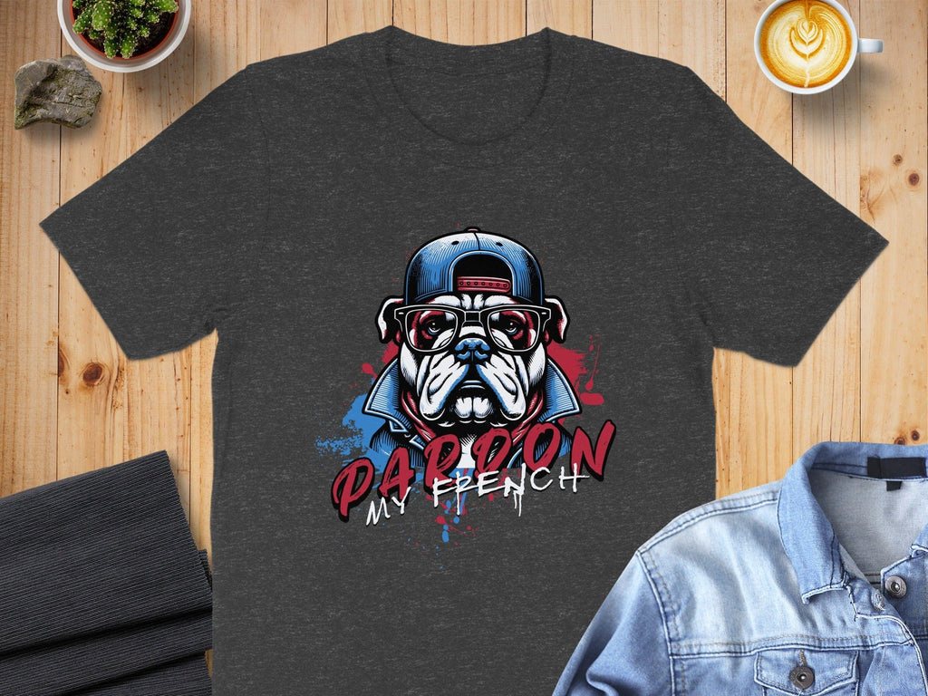 Pardon My French Bulldog Graphic T-Shirt Design