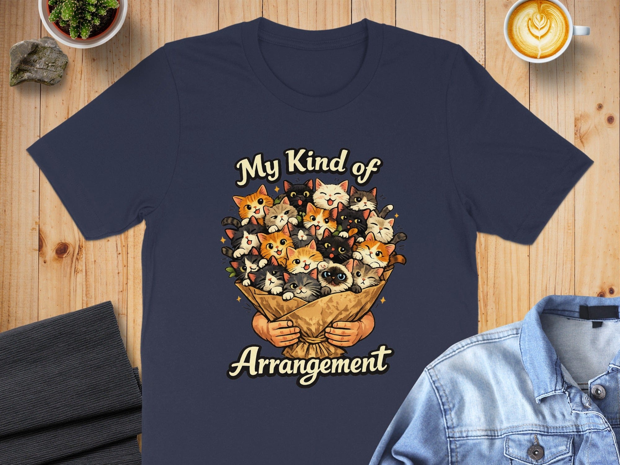 My Kind of Arrangement Adorable Cats T-Shirt