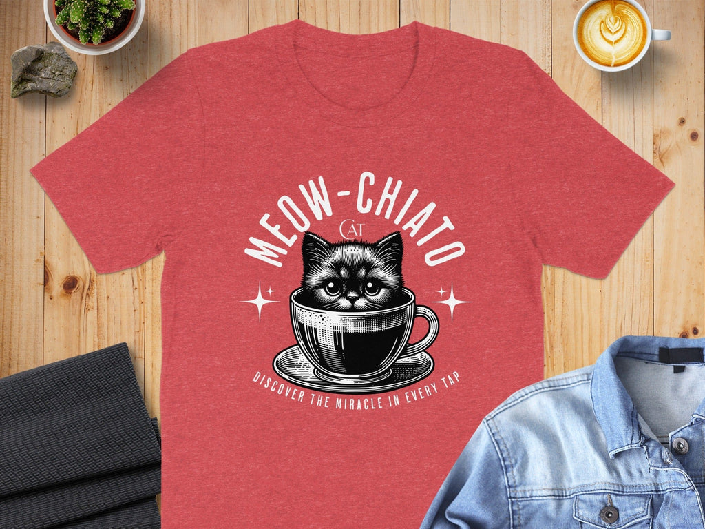 Meow-Chiato Cat Discover The Miracle Fun T-Shirt
