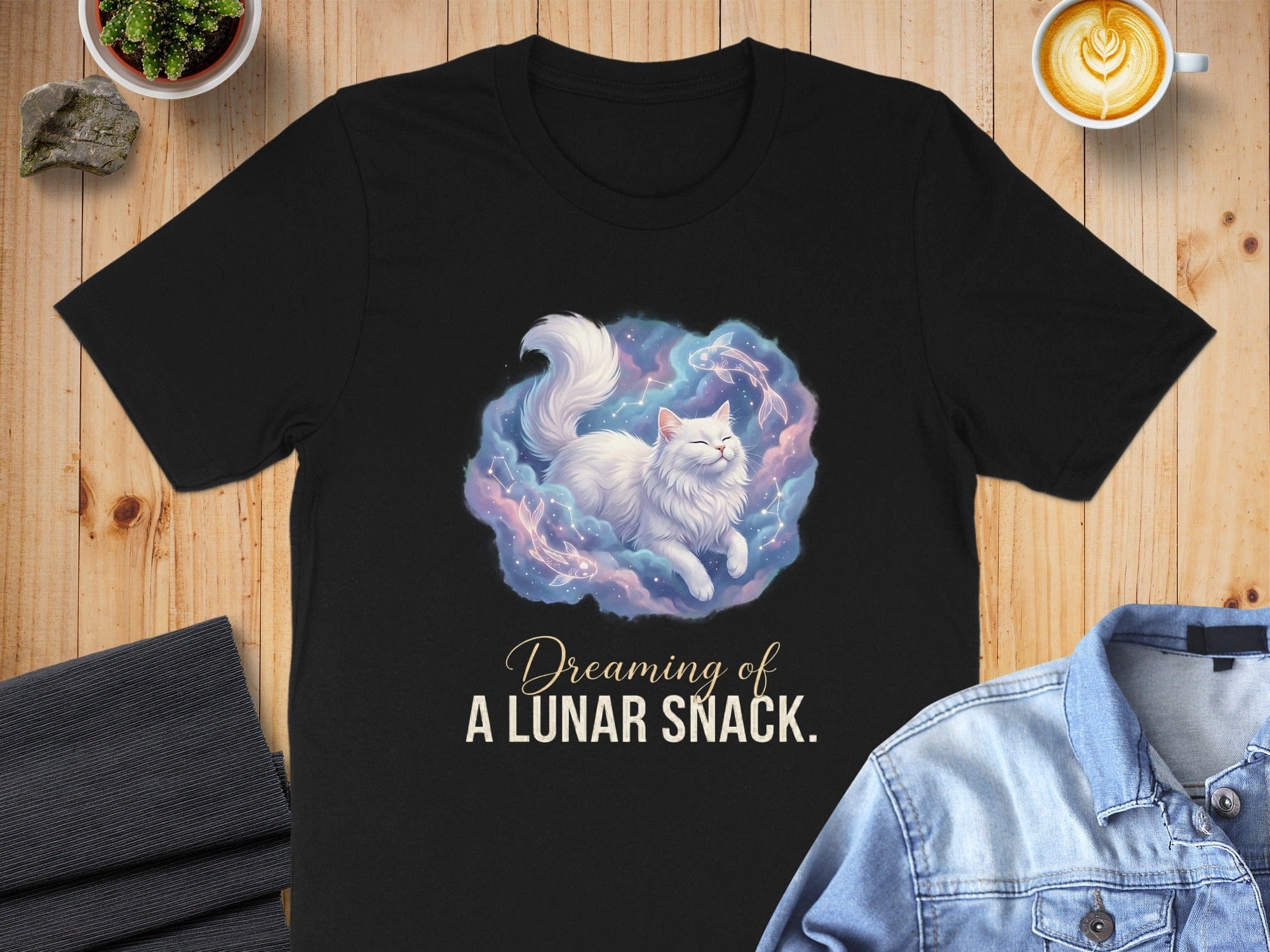 Dream Lunar Snack Cat T-Shirt