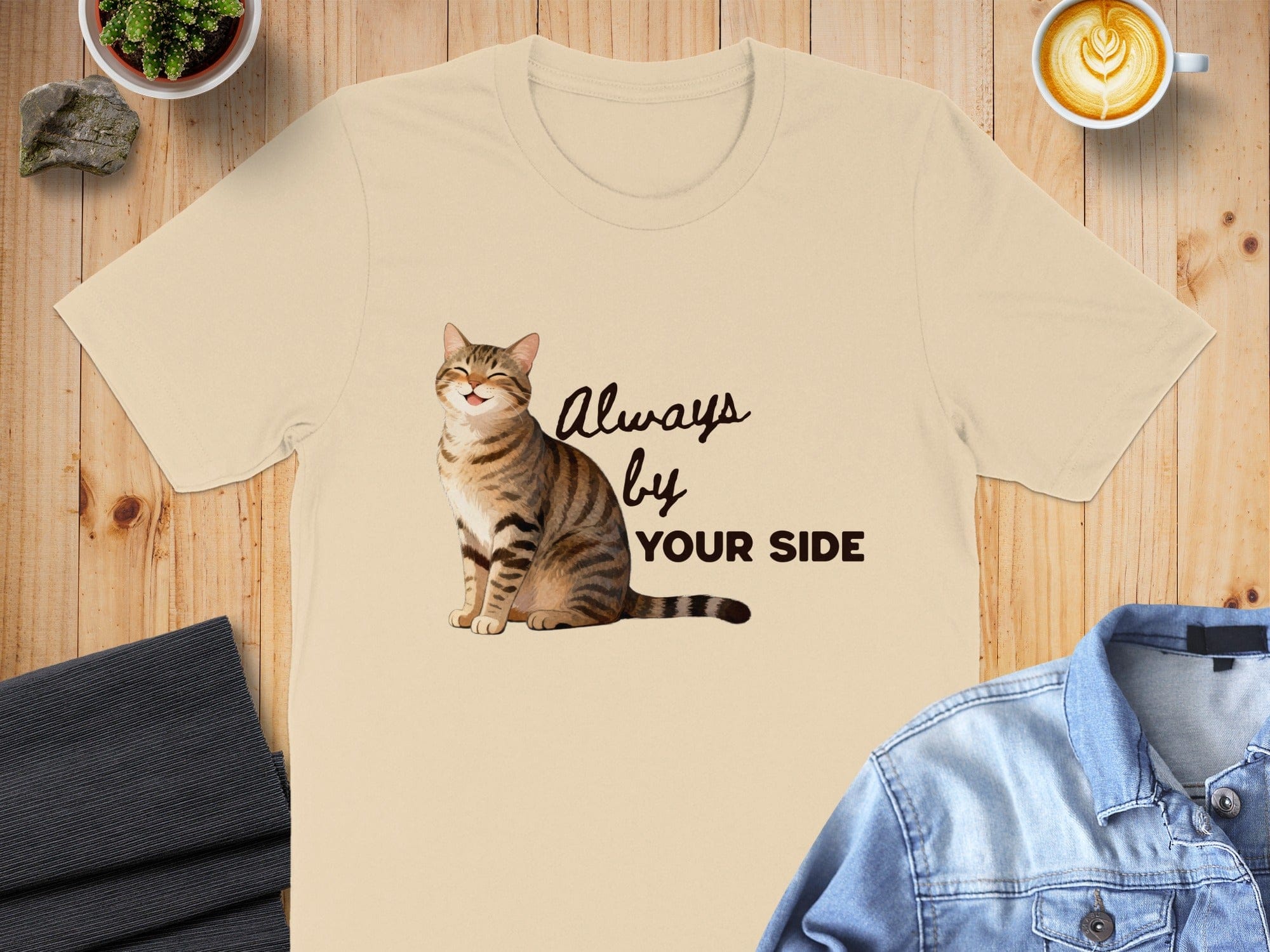 Always by Your Side Cat Graphic T-Shirt Product