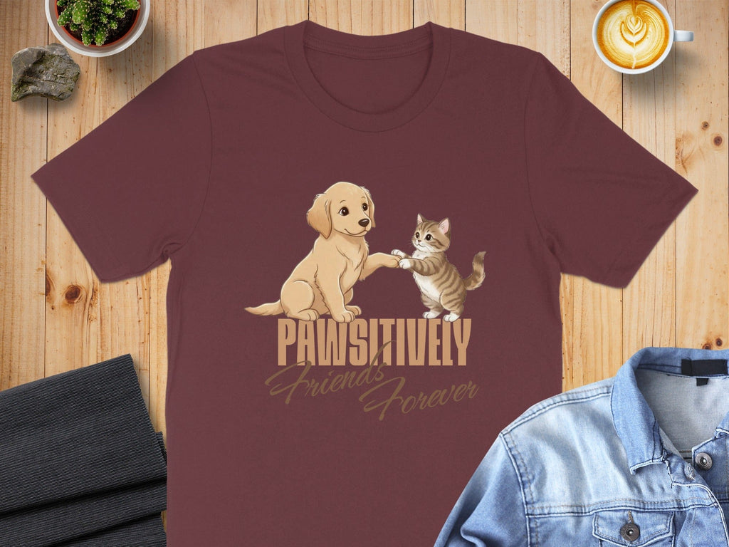 Pawsitively Friends Forever Graphic T-Shirt