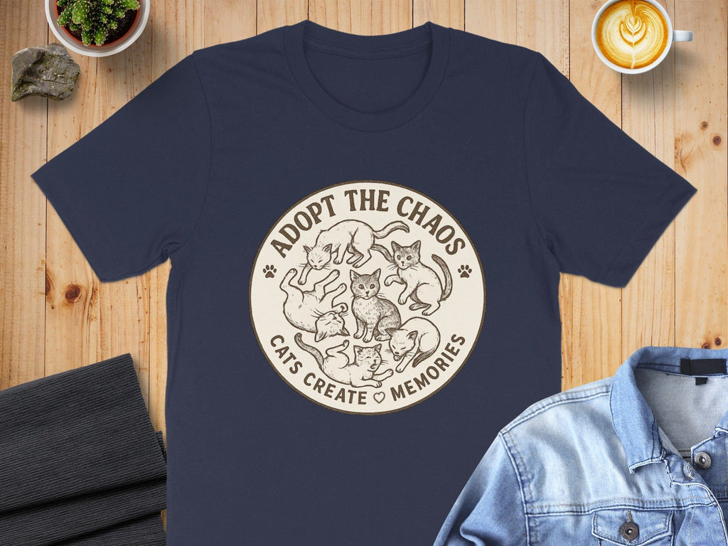 Adopt the Chaos Cats Create Memories T-shirt
