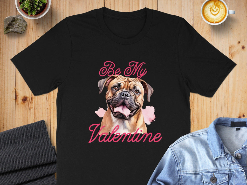 Be My Valentine Dog Lover Graphic T-Shirt