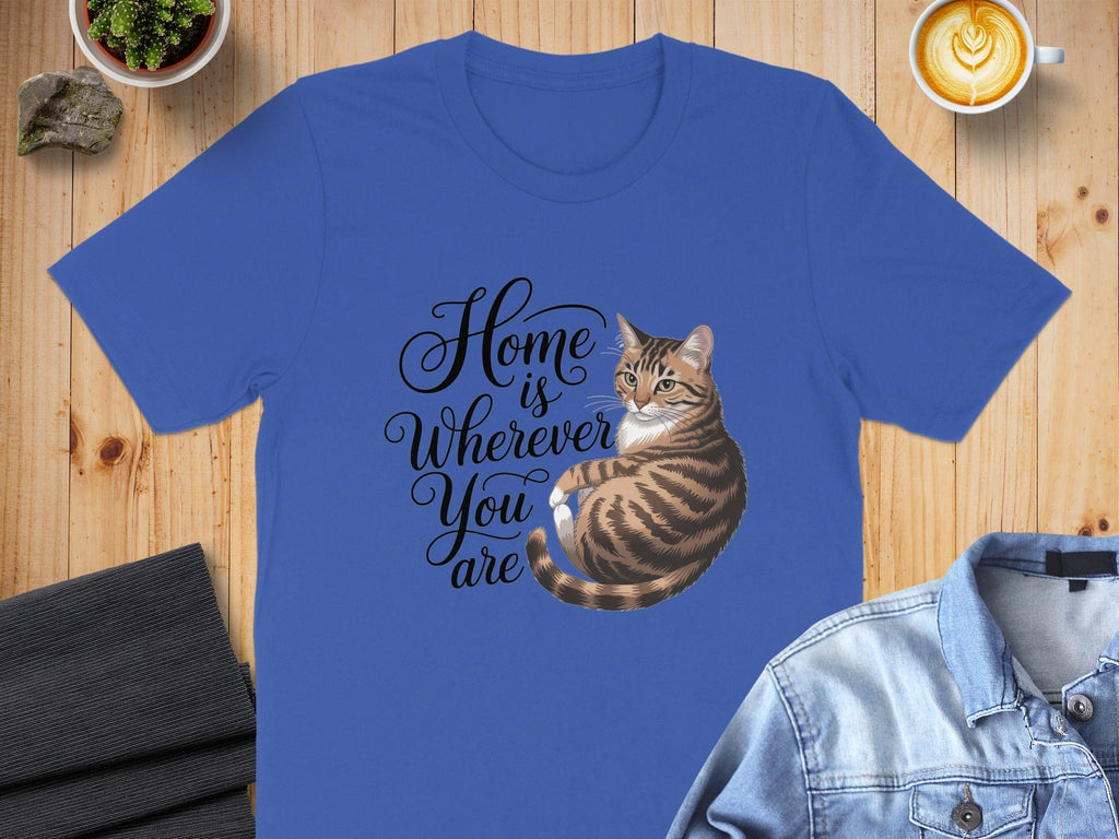Home is Wherever You Are Cat Graphic T-shirt