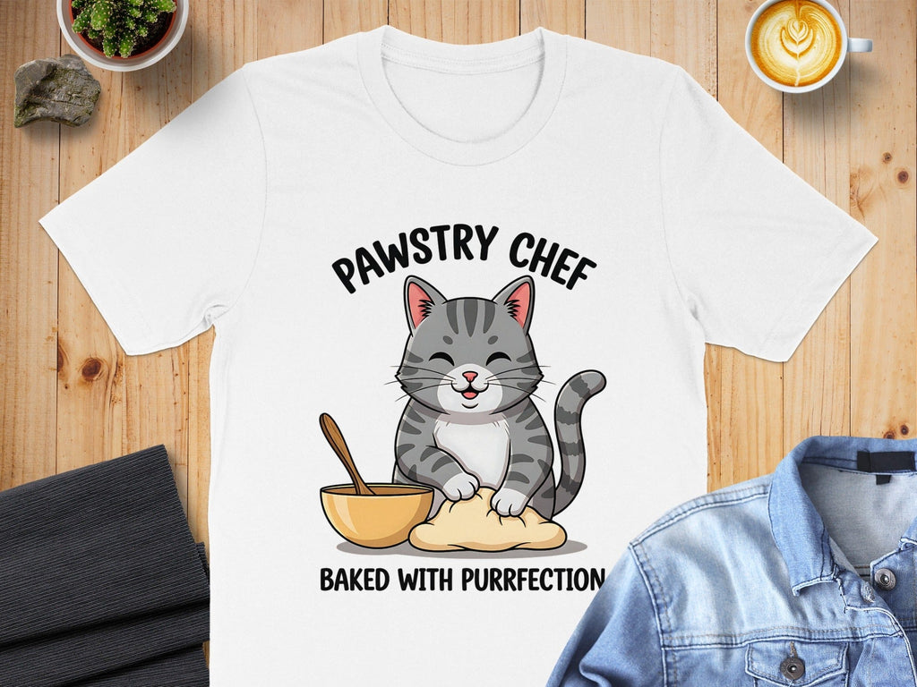 Pawstry Chef Baked With Purrfection T-Shirt