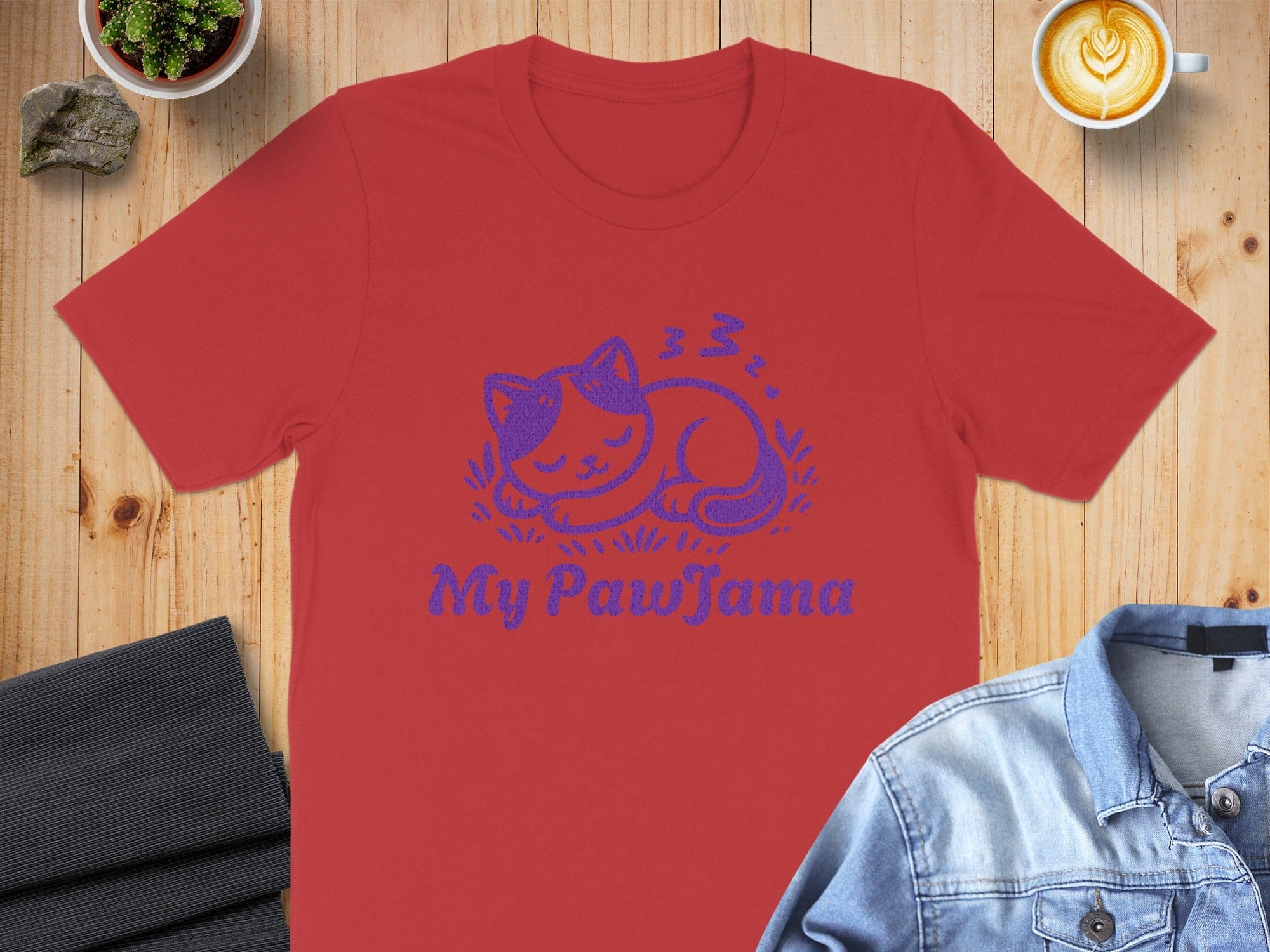 My PawJama Sleeping Cat Graphic T-shirt