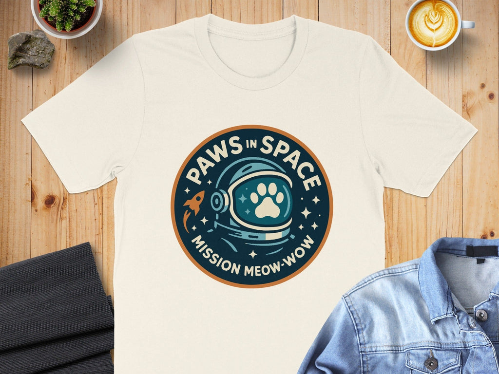 Paws in Space Mission Meow-Wow shirt
