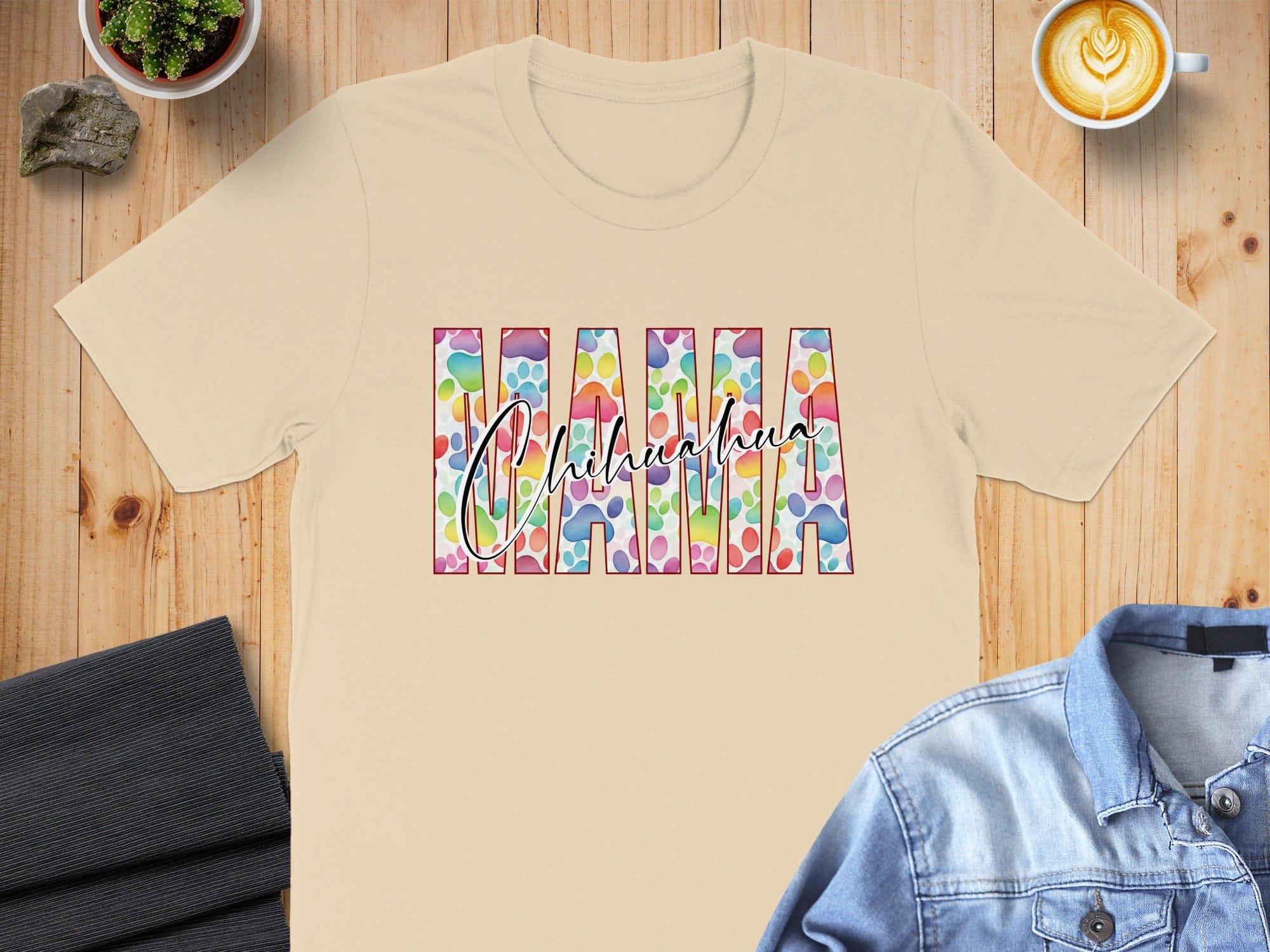 Colorful Mama Childcare Worker Graphic Tee
