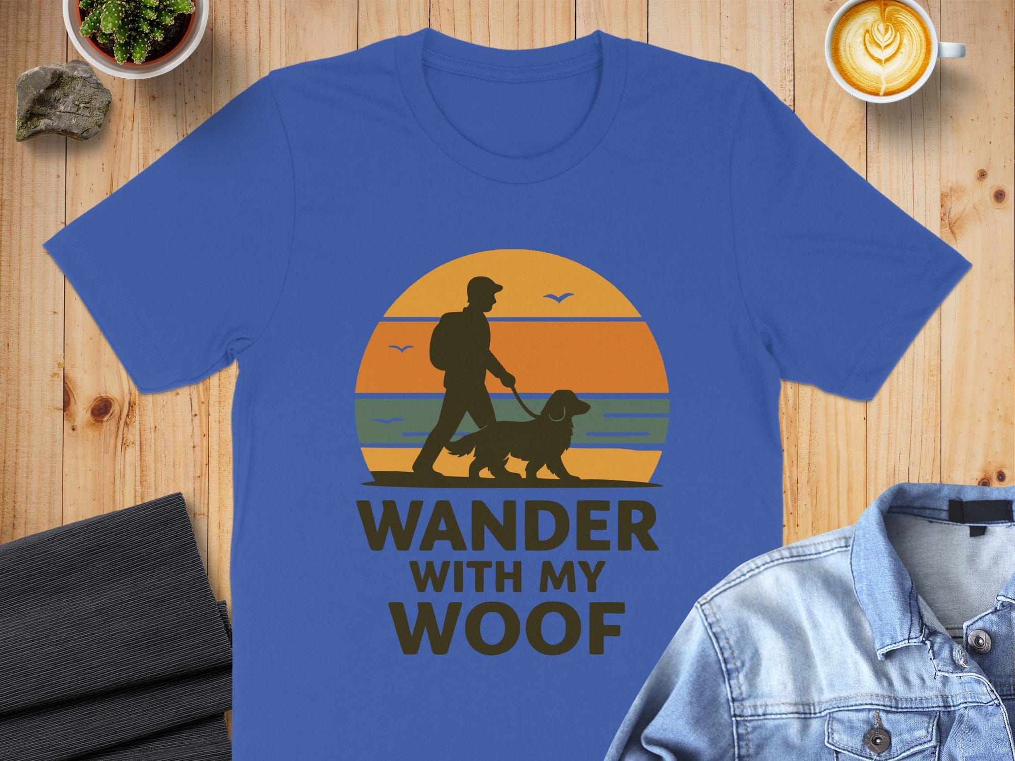 Wander With My Woof T-shirt for Dog Lovers