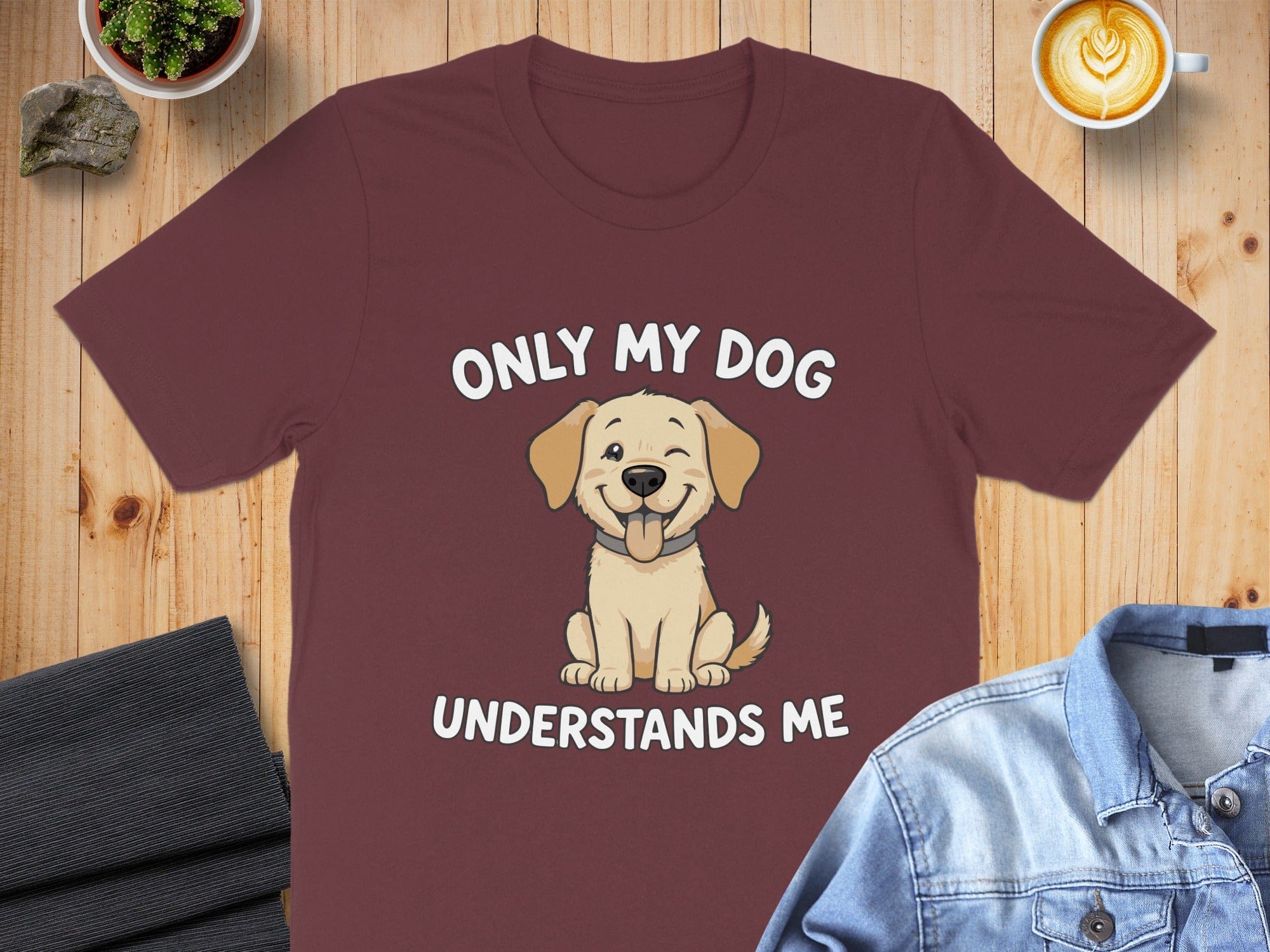 Only My Dog Understands Me Cute Dog Lover T-shirt