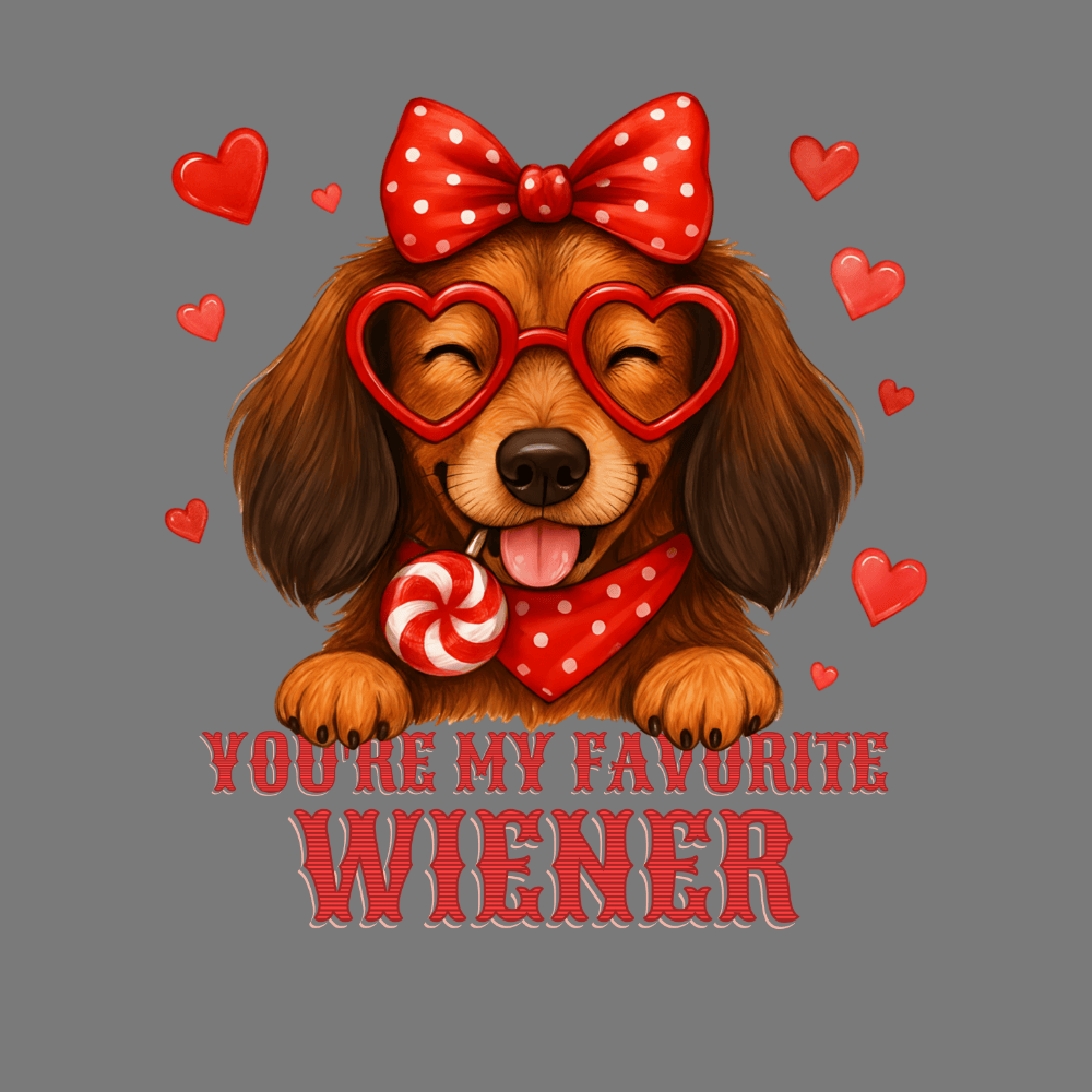 You're My Favorite Wiener Dog Lover Gift Item