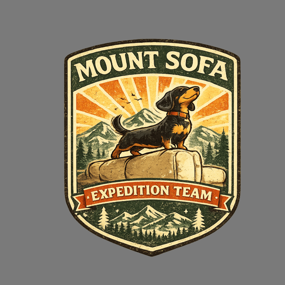 Mount Sofa Expedition Team Adventure Badge Decor