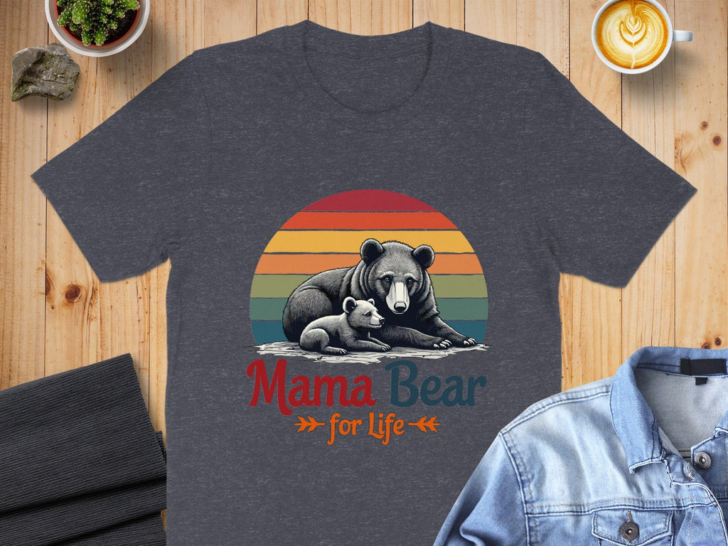 Mama Bear for Life T-shirt Graphic Tee