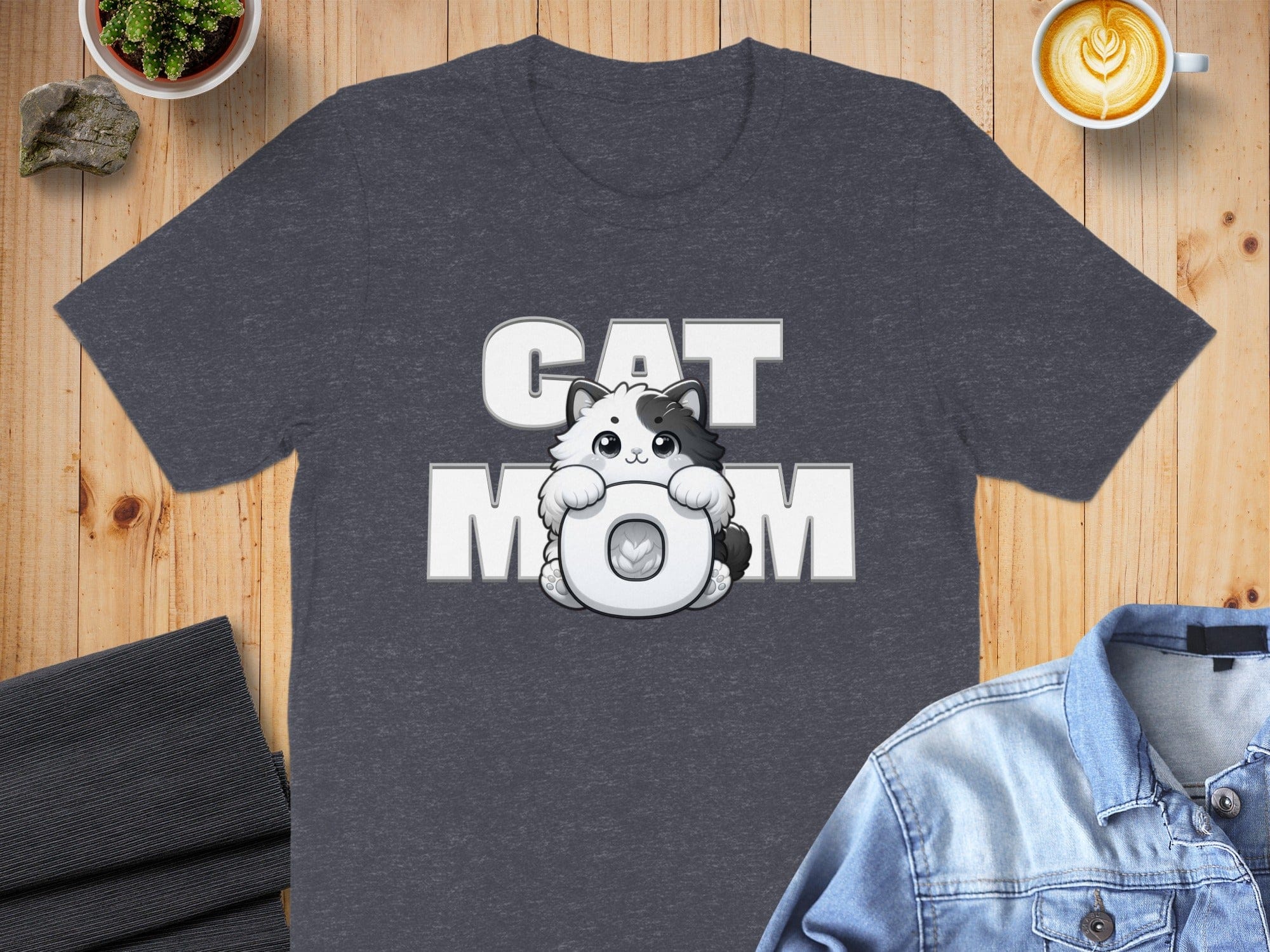 Cute Cat Mom Graphic Tee for Cat Lovers Shirt