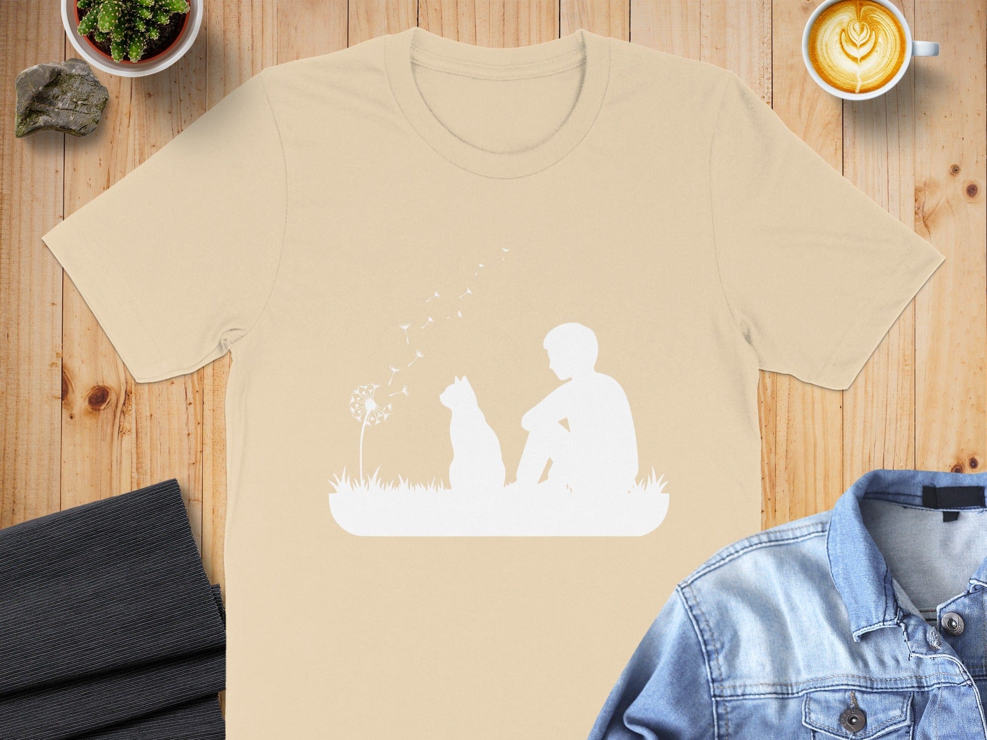 Child and Dog Friendship Graphic Design Tee
