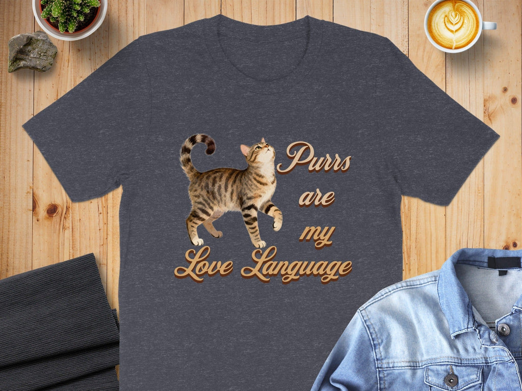 Purrs Are My Love Language Cat Graphic Shirt