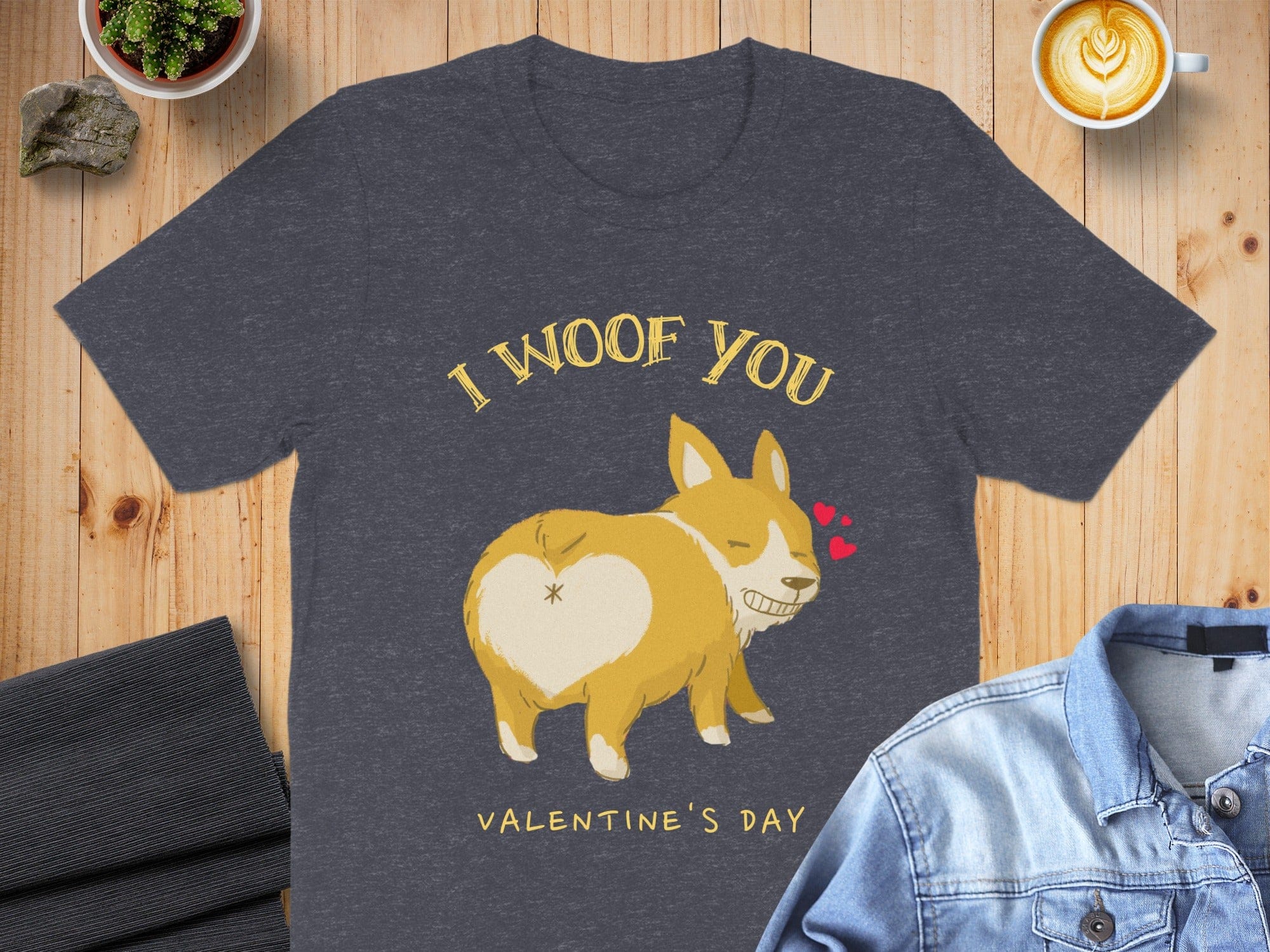 I Woof You Valentines Day Cute Dog Shirt Product