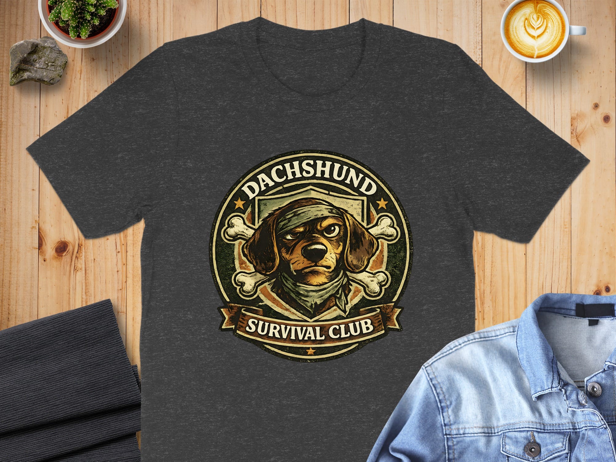 Dachshund Survival Club Graphic T-Shirt