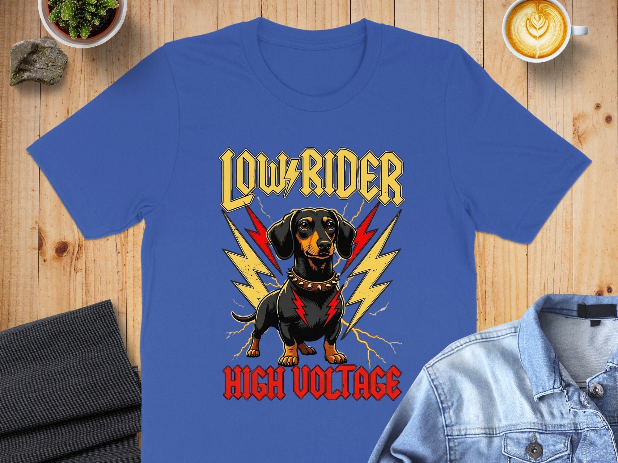 Lowrider High Voltage Colorful Graphic T-Shirt