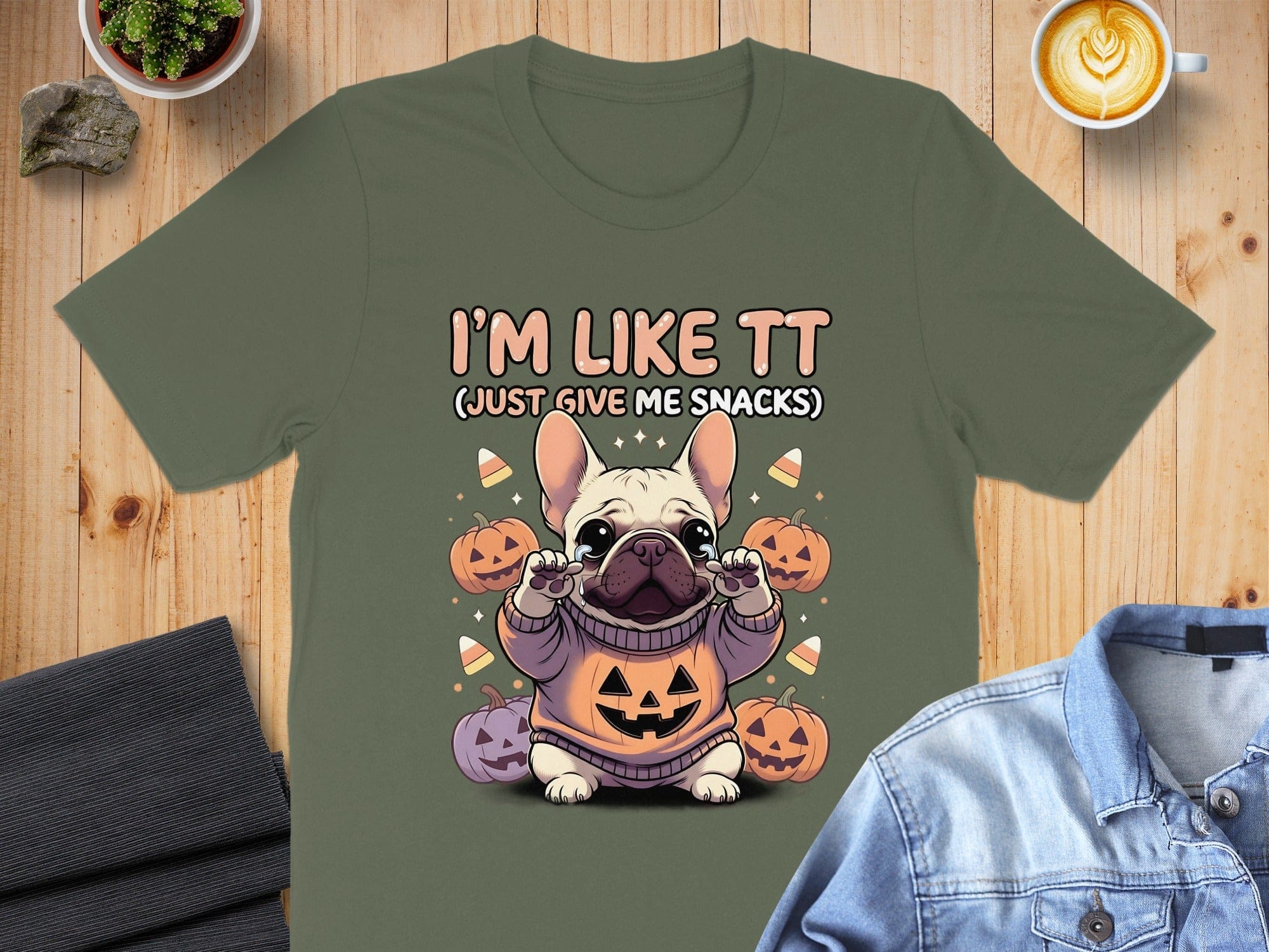 I'm Like TT Just Give Me Snacks Halloween Shirt