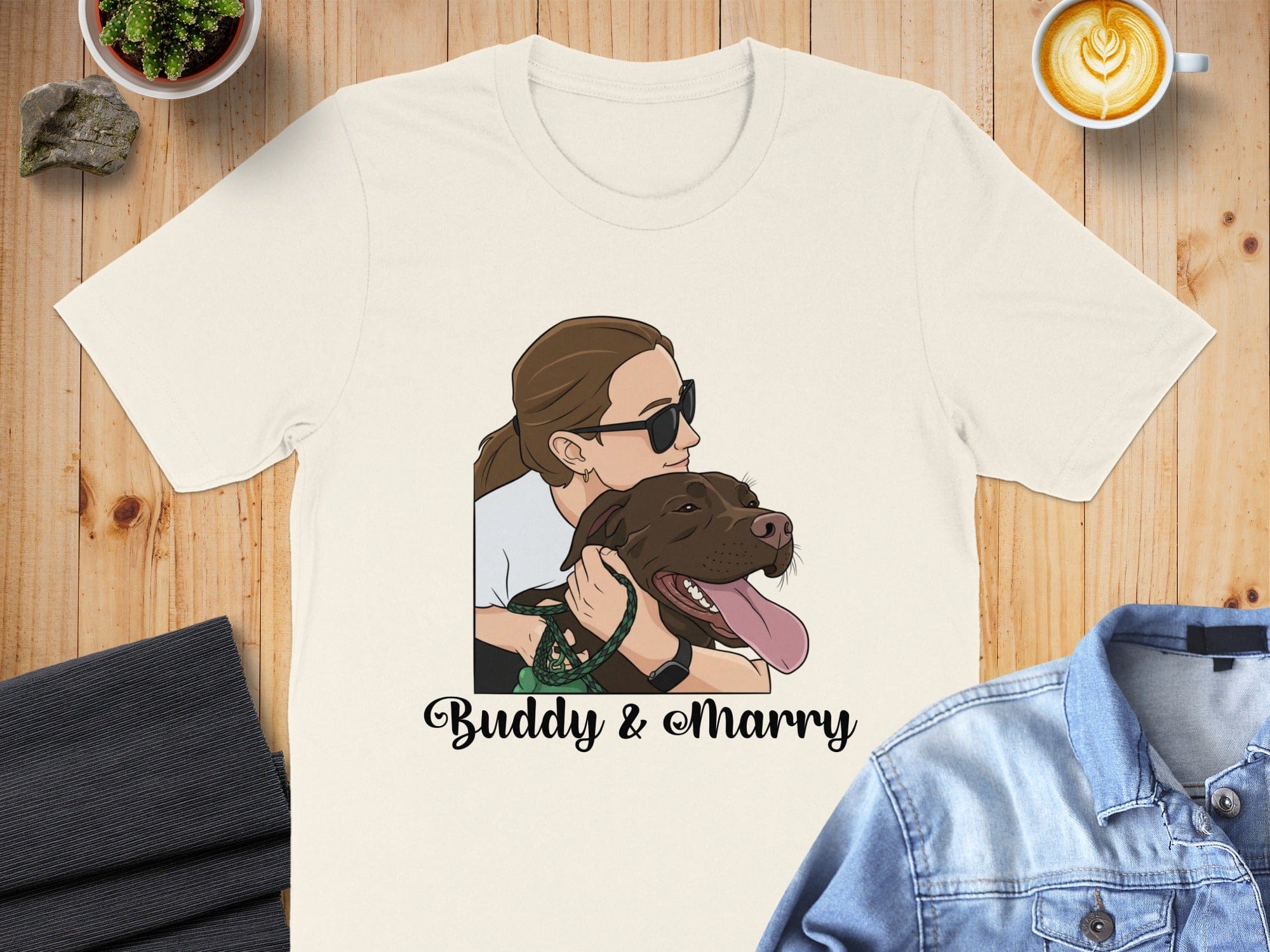 Custom Pet Lover T-Shirt Personalized Gift