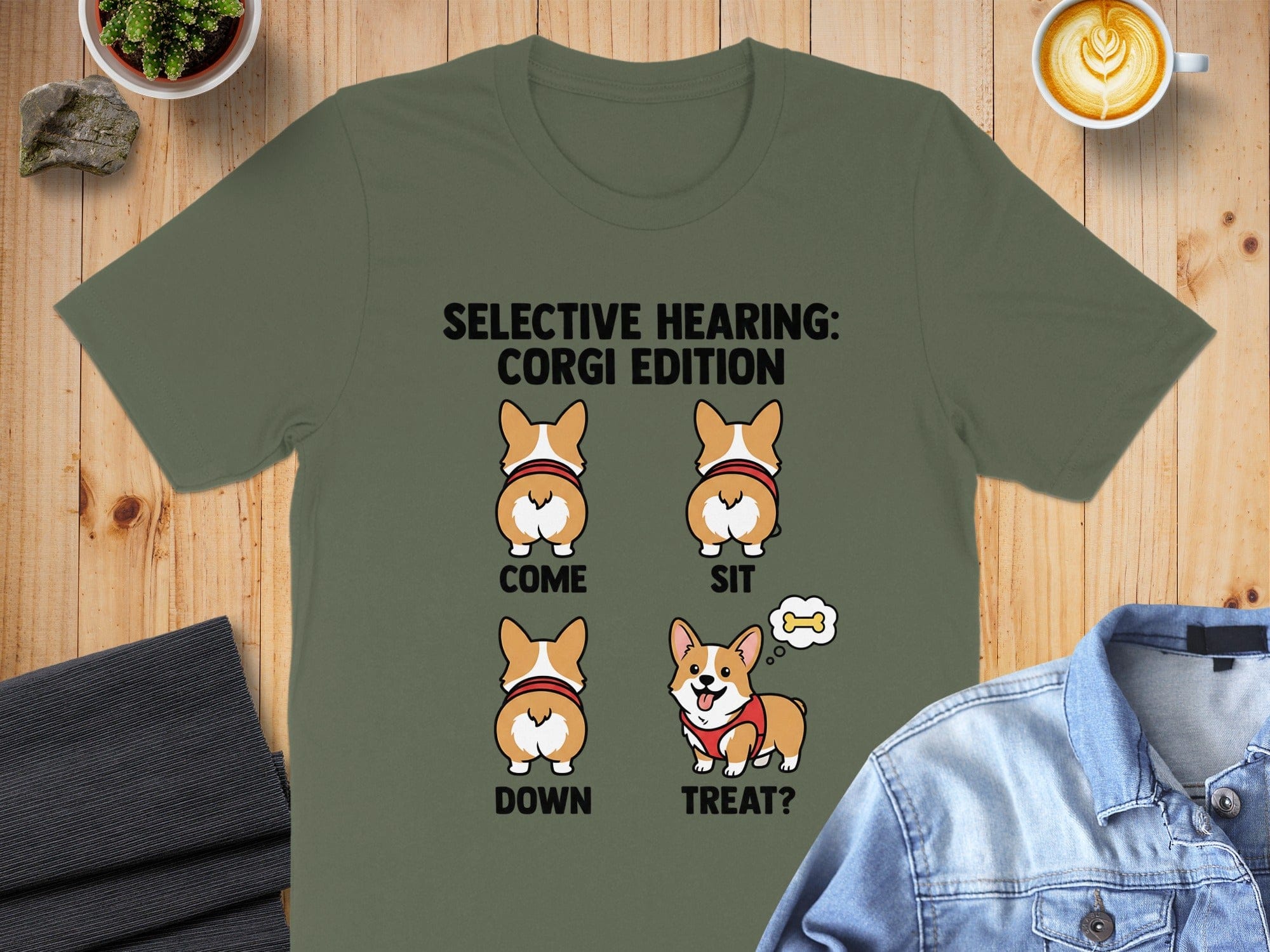 Selective Hearing Corgi Edition Funny Dog Lover Shirt