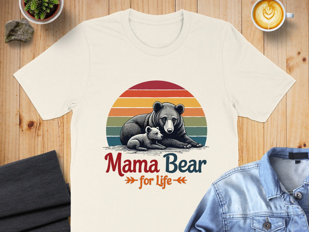 Mama Bear for Life Graphic Tee Shirt