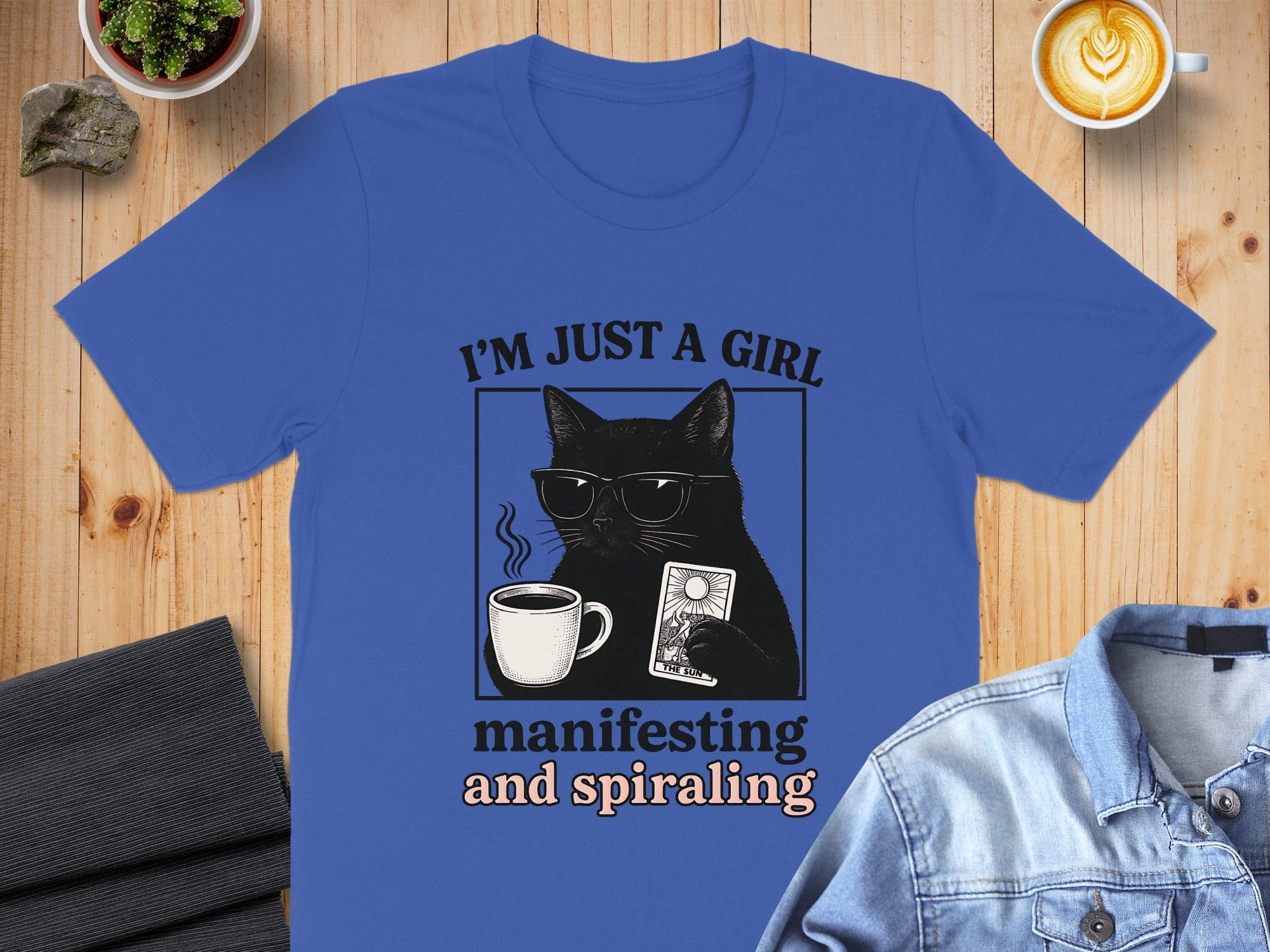 I'm Just a Girl Manifesting and Spiraling Shirt