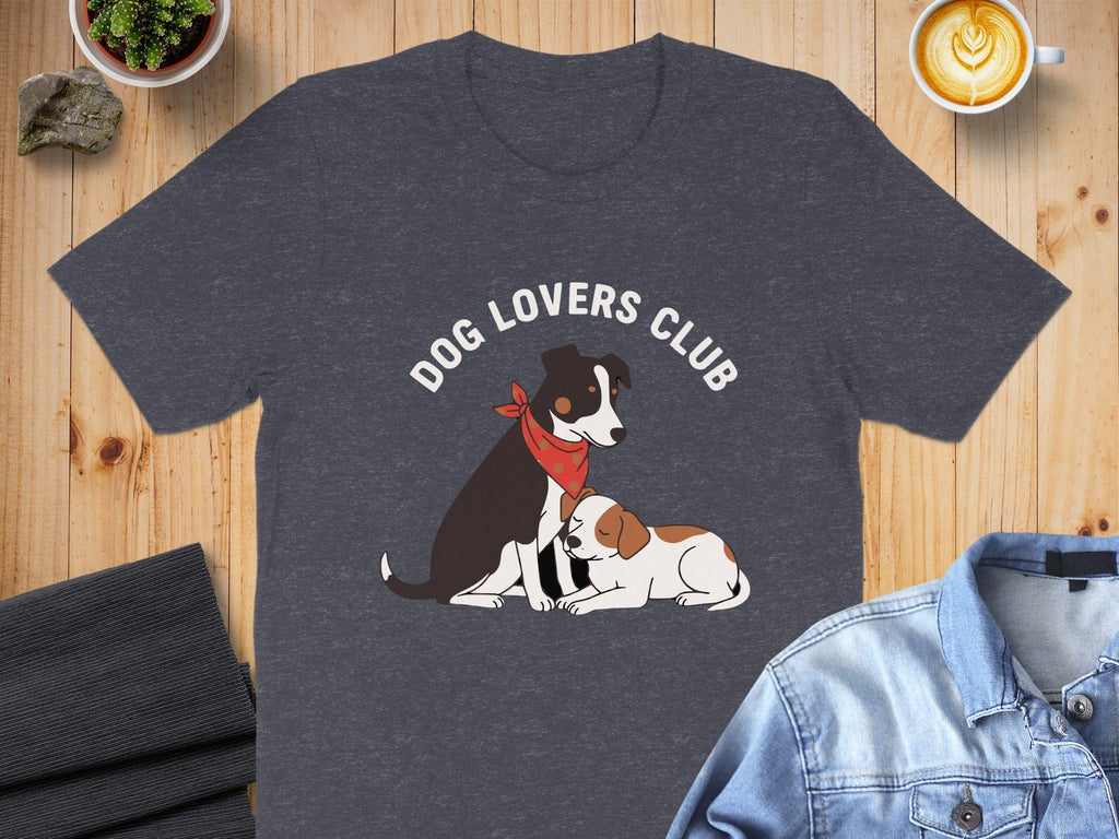Dog Lovers Club Graphic Tee for Pet Enthusiasts