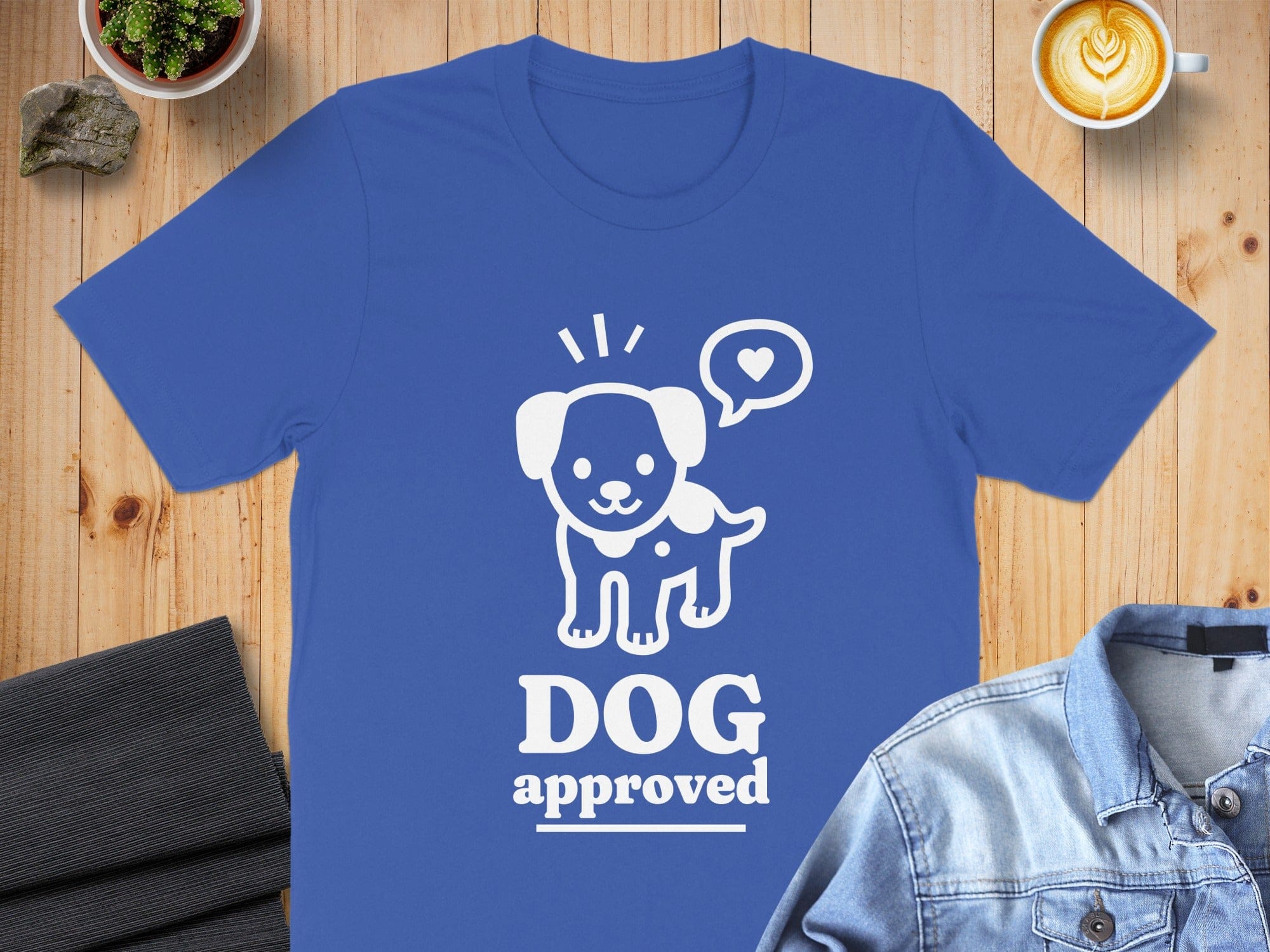 Dog Approved Graphic Cute Doggy Tees Stylish Clothing