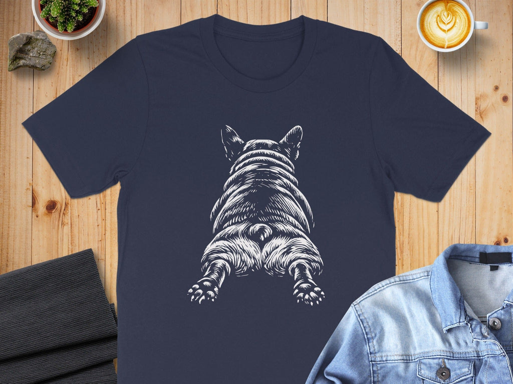 French Bulldog Back View Graphic Tee Product