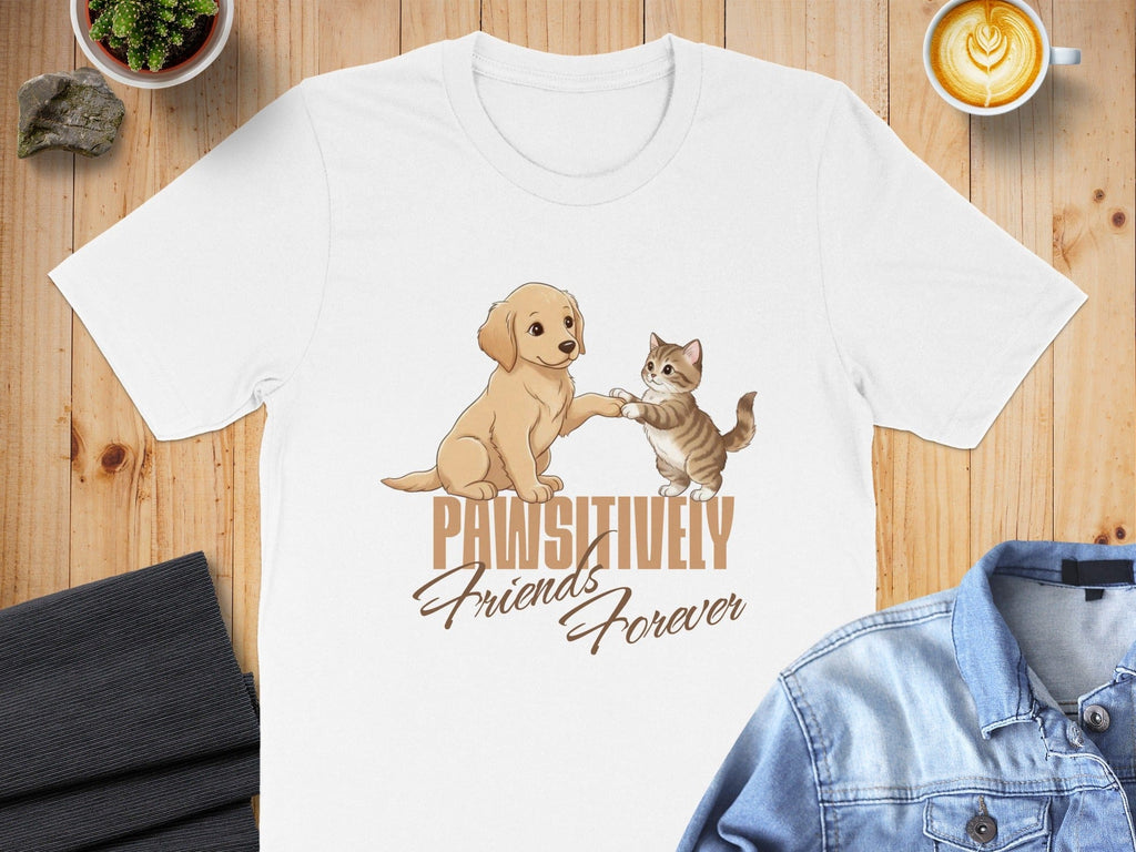 Pawsitively Friends Forever Graphic T-shirt