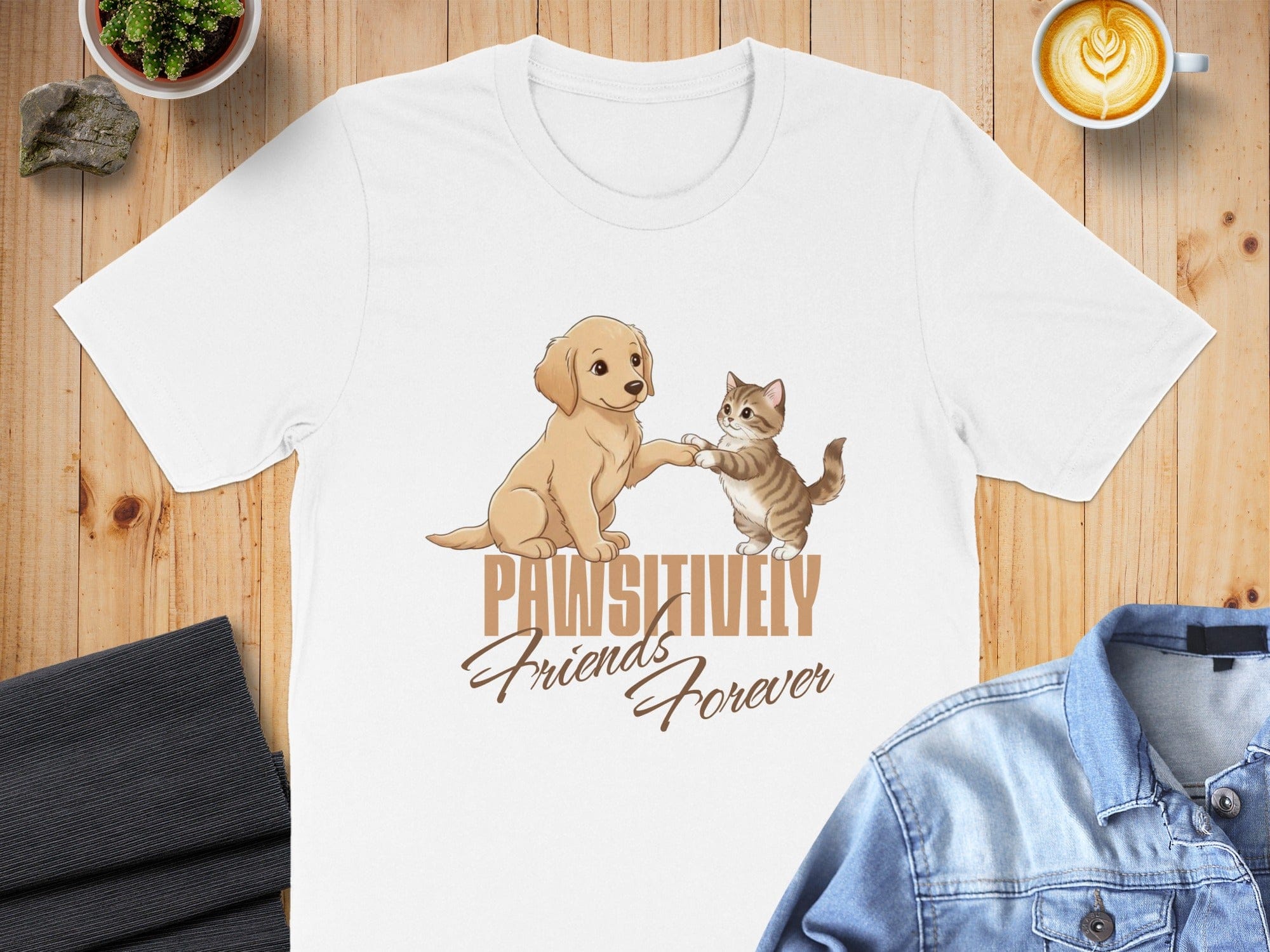 Pawsitively Friends Forever Graphic T-shirt