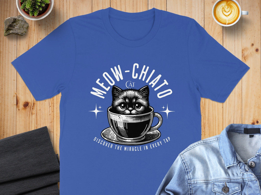Meow-Chiato Cat Discover the Miracle in Every Tap Shirt