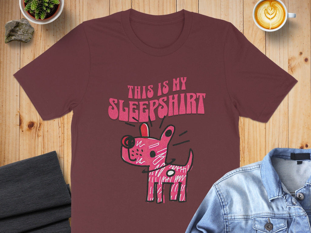 This Is My Sleepy Dog Graphic Sleepshirt Product
