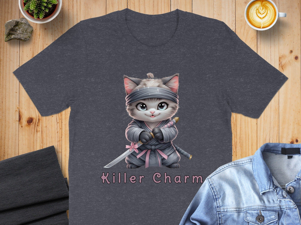 Killer Charm Ninja Cat Tee Shirt