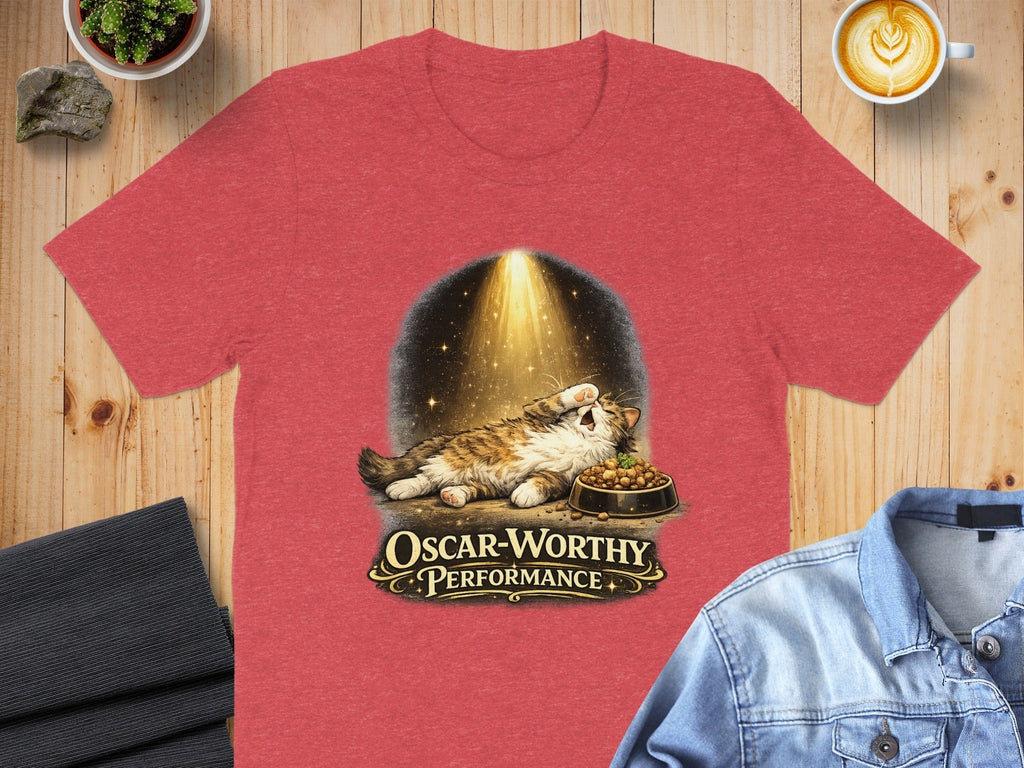 Oscar-Worthy Performance Funny Cat Graphic Tee
