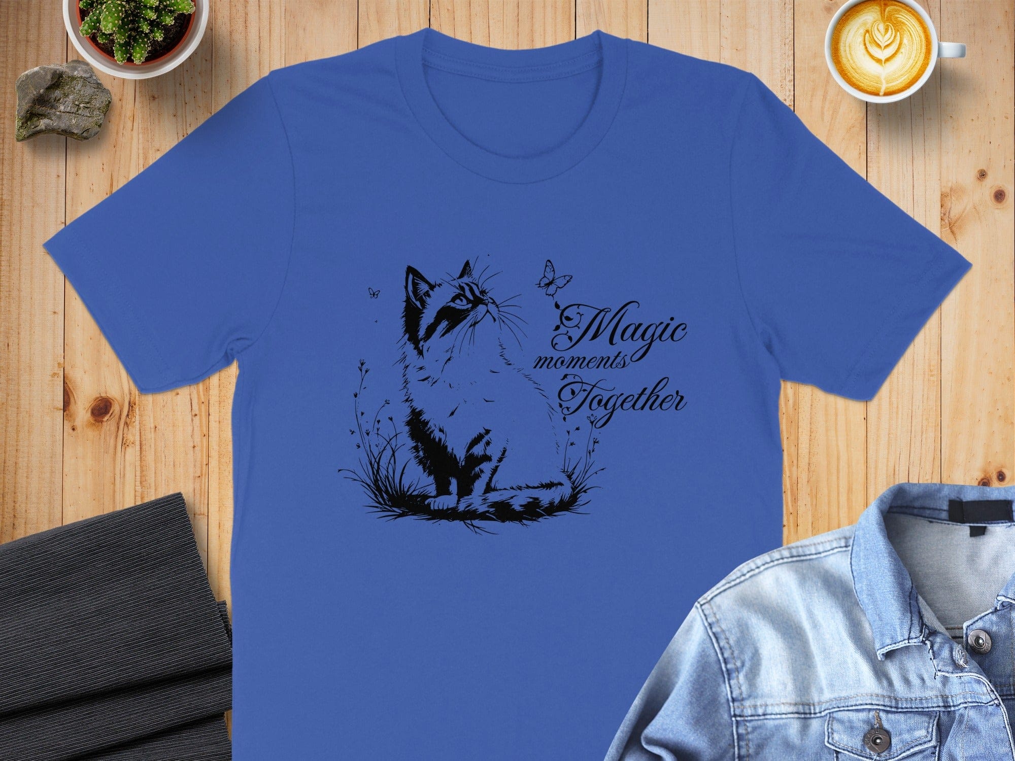 Magic Moments Together Cat Design Shirt