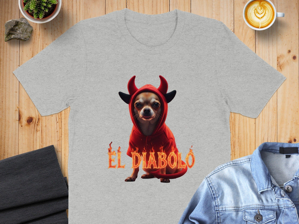 El Diabolo Chihuahua Dog in Devil Costume T-shirt