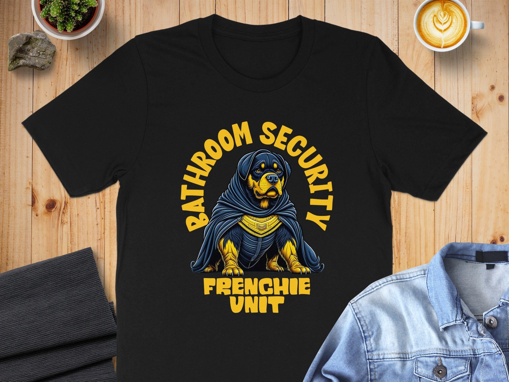 Bathroom Security Frenchie Unit Graphic T-shirt