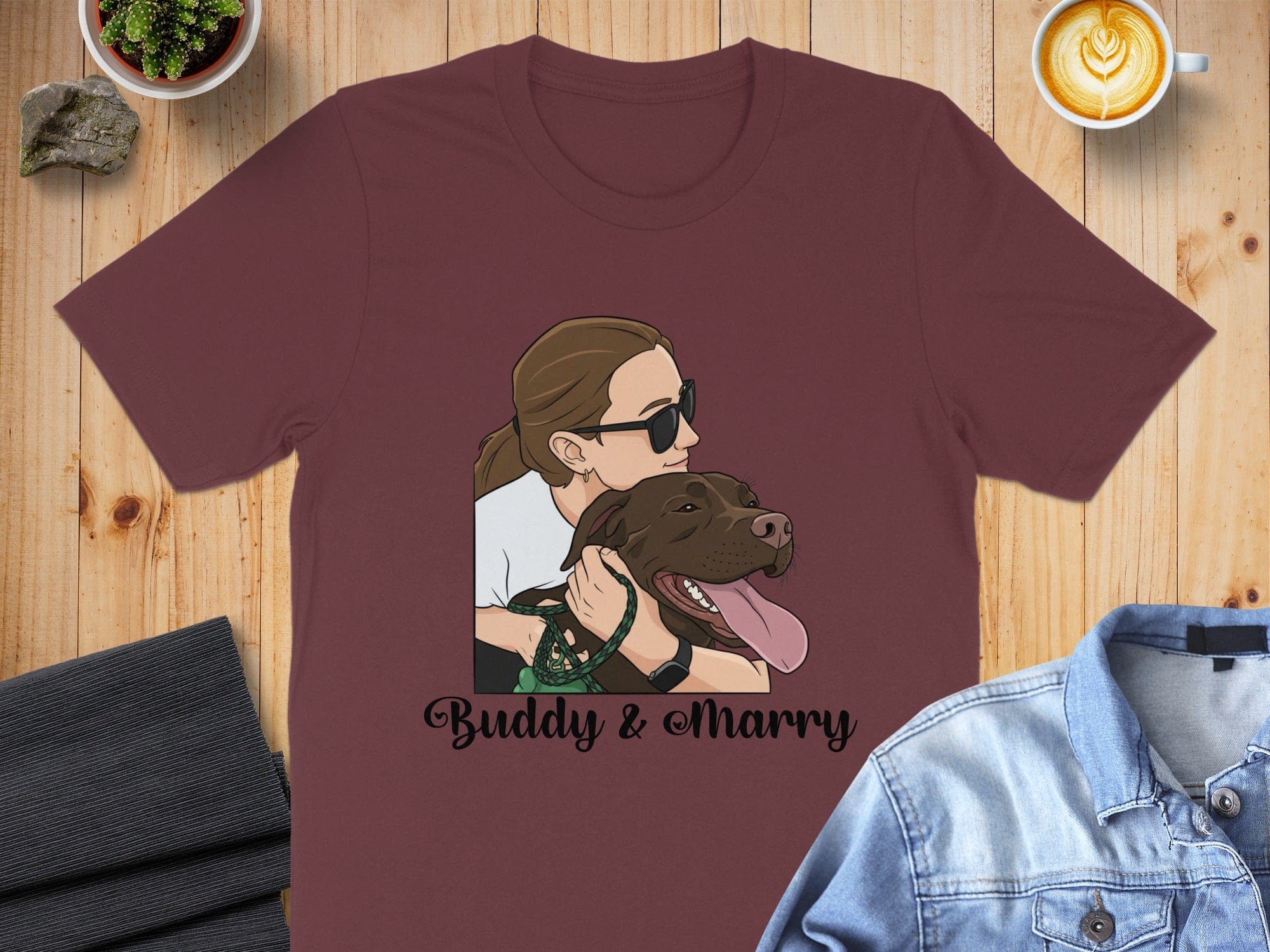 Custom Dog Lover T-Shirt Personalized Pet Gift